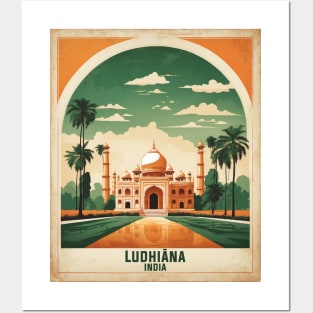 Ludhiana India Vintage Tourism Travel Posters and Art